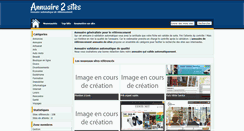 Desktop Screenshot of annuaire2sites.info
