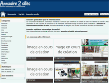 Tablet Screenshot of annuaire2sites.info